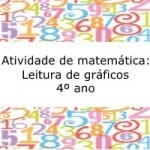 Atividade de matemática: Leitura de Gráficos – 4º ano