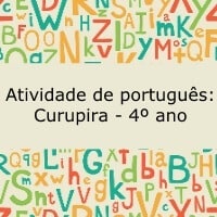 Atividade de português: Curupira – 4º ano Atividade de português: Curupira - 4º ano