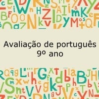 Avaliação de português - 9º ano