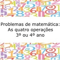 matemática Problemas de 4 operações - Recursos de ensino