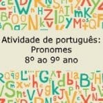Atividade de Português: Pronomes – 8º ao 9º ano