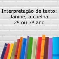 Interpretação de texto: Janine, a coelha – 2º ou 3º ano Interpretação de texto: Janine, a coelha - 2º ou 3º ano