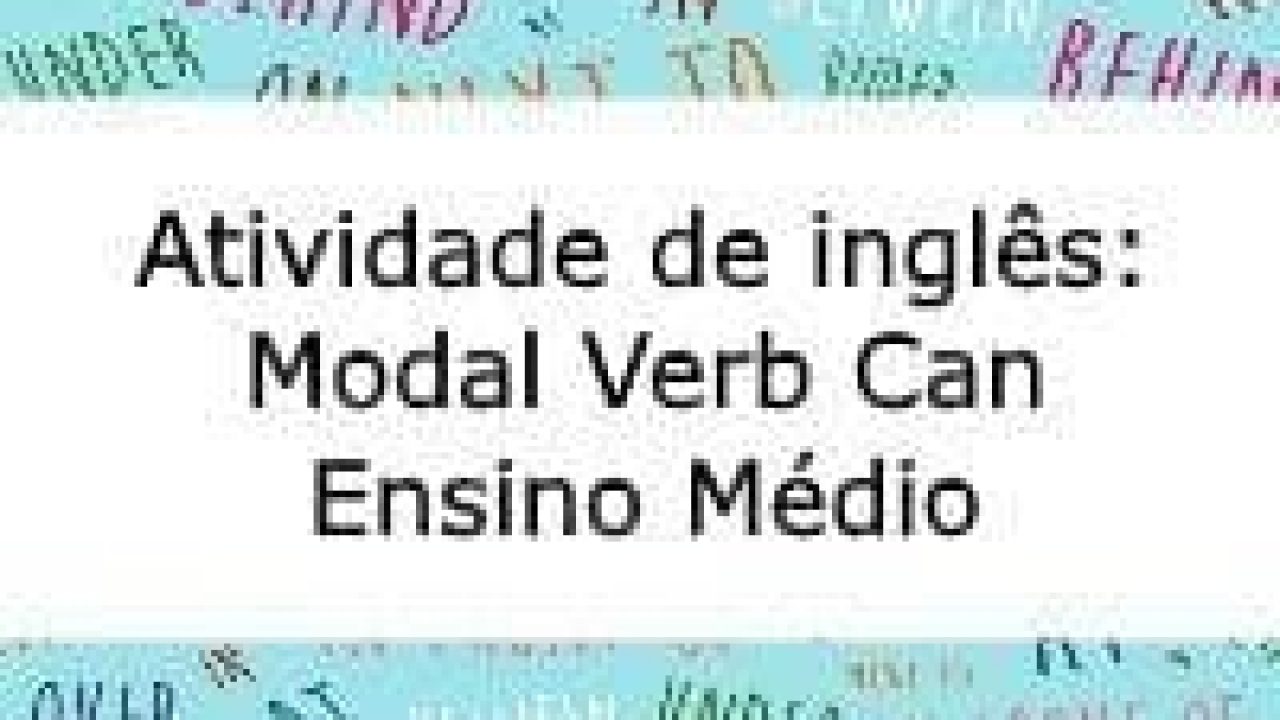 Atividade de Inglês - Verbo To Have - Com gabarito