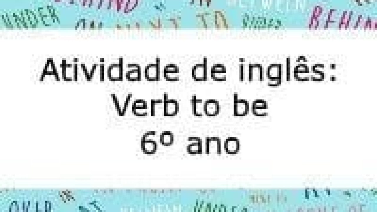 Atividades de ingles