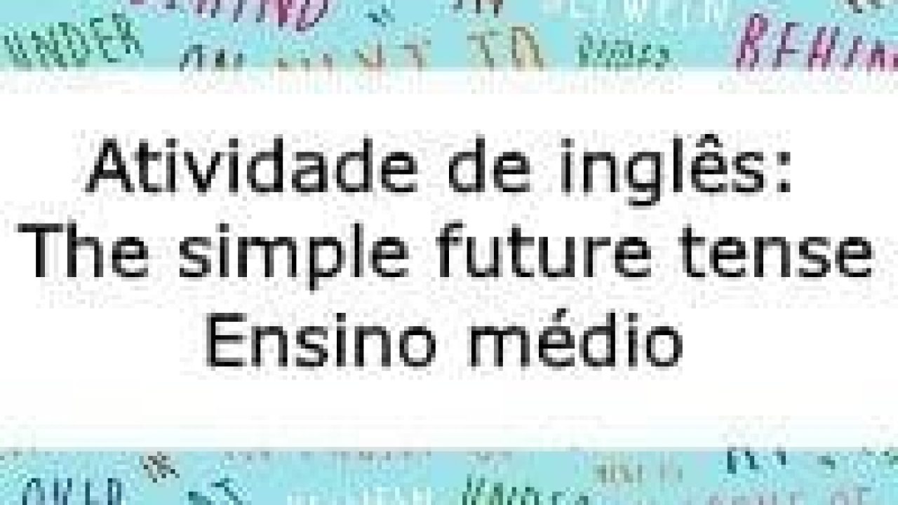 Atividade de Inglês: ( Tradução em Português ) Por que o tempo presente  simples é usado no texto do 