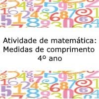 Exercício de matemática: Medidas de comprimento - 4º ano