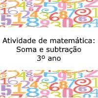 11 Atividades de adição e subtração 3º ano para imprimir