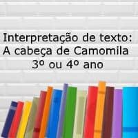 Interpretação de texto: A cabeça de Camomila – 3º ou 4º ano Interpretação de texto: A cabeça de Camomila - 3º ou 4º ano