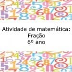 Atividade de matemática: Frações – 6º ano