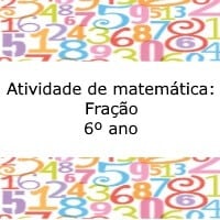 Atividade de matemática: Fração – 6º ano Atividade de matemática: Fração - 6º ano