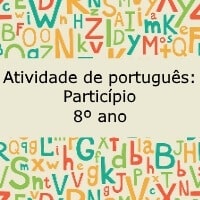 Atividade de português: Particípio – 8º ano