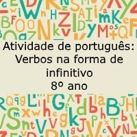 Verbos na forma de infinitivo