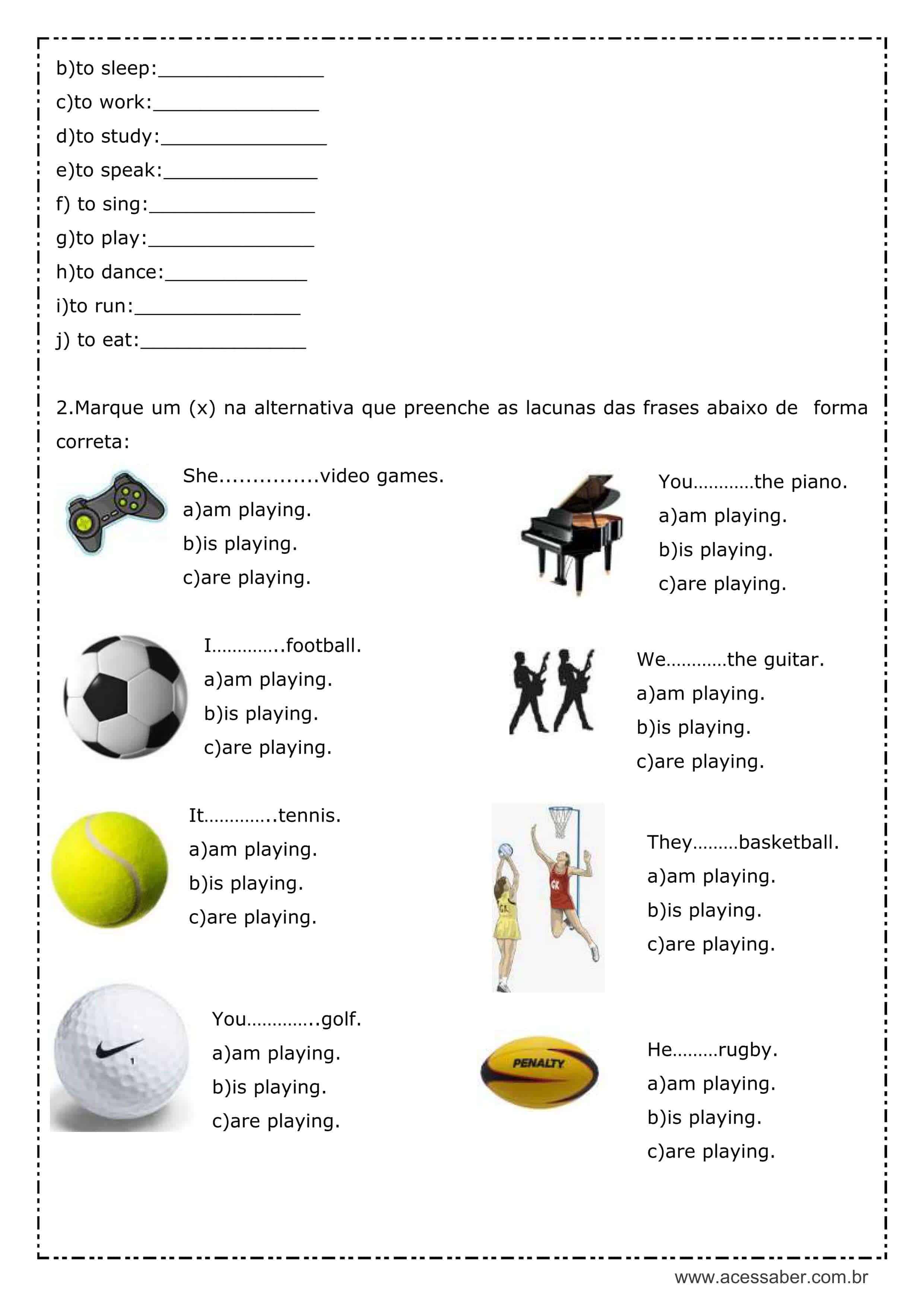 Present Continuous - Explicação Fácil Com Exercícios