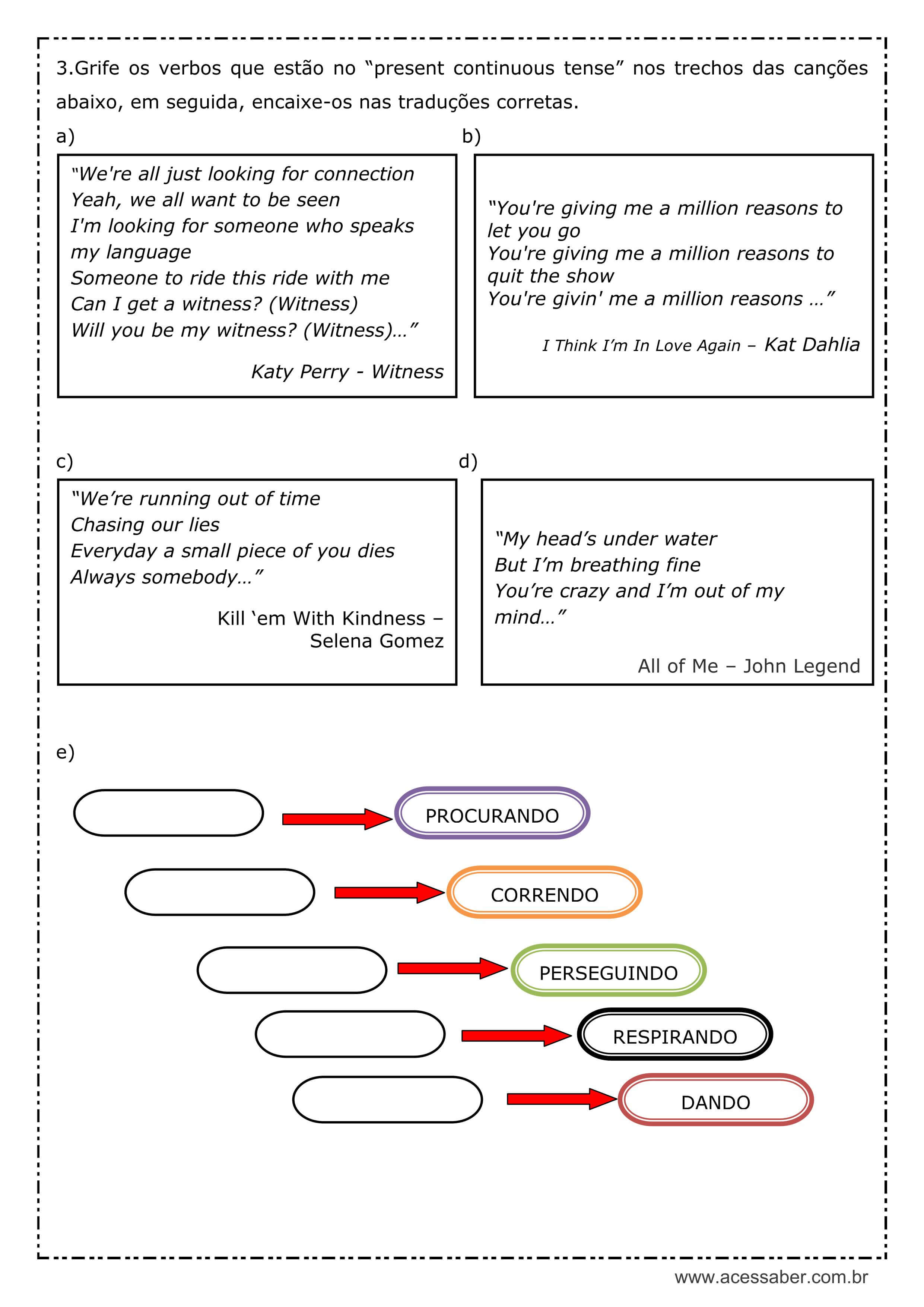 PLAYING IN ENGLISH - INGLES - 2º ANO