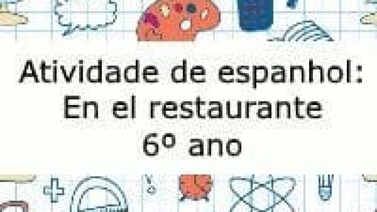 Vocabulário de restaurante em espanhol #aulasdeespanhol #brasil