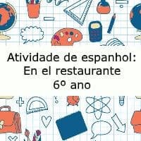 Vocabulário de RESTAURANTE em espanhol 