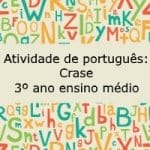 Atividade de português: Crase – 3º ano do ensino médio
