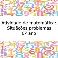 Situações problemas 6º ano Situações problemas 6º ano