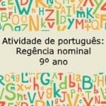 Atividade de português: Regência nominal – 9º ano