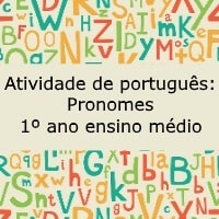 pronomes 1º ano ensino médio pronomes 1º ano ensino médio