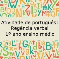 Regência verbal 1º ano ensino médio