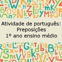 preposições 1º ano ensino médio
