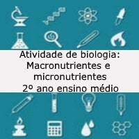 Macronutrientes e micronutrientes – bio – 2º ano Macronutrientes e micronutrientes - bio - 2º ano