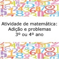 adiçao e problemas 3º ou 4º ano – adiçao e problemas 3º ou 4º ano -