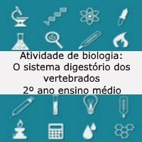 O sistema digestório dos vertebrados – 2º ano ensino médio