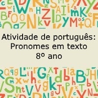 pronomes em texto