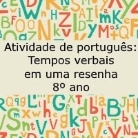 tempos verbais em uma resenha tempos verbais em uma resenha