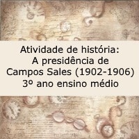 a presidencia de campos sales – 3º ano – historia a presidencia de campos sales - 3º ano - historia