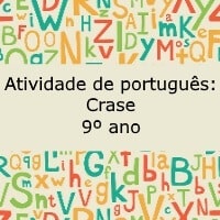 crase 9 ano crase 9 ano