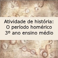 o periodo homerico – historia – 3 ano o periodo homerico - historia - 3 ano