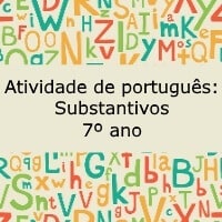 substantivos 7 ano substantivos 7 ano