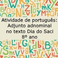 Adjunto adnominal no texto Dia do Saci – 8 ano Adjunto adnominal no texto Dia do Saci - 8 ano