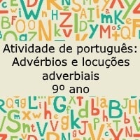 Advérbios e locuções adverbiais - 9 ano