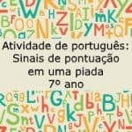 Atividade de português: Sinais de pontuação em uma piada – 7º ano