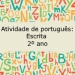 Atividade de português: Escrita – 2º ano