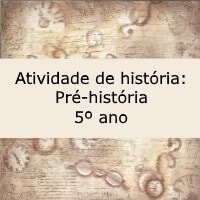 pre historia - 5º ano