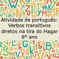 verbos transitivos diretos na tira do Hagar – 8 ano verbos transitivos diretos na tira do Hagar - 8 ano
