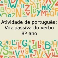 voz passiva do verbo 8 ano
