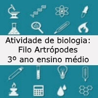 Atividade de biologia Filo Artrópodes – 3º ano ensino médio Atividade de biologia Filo Artrópodes - 3º ano ensino médio