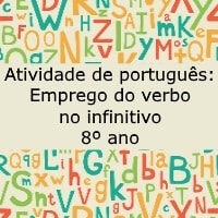 Emprego do verbo no infinitivo - 8º ano