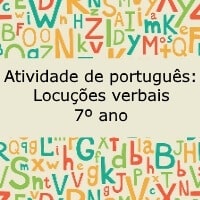 Locuções verbais – 7º ano