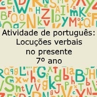 Locuções verbais no presente – 7º ano Locuções verbais no presente - 7º ano