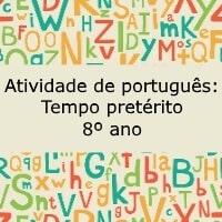 Tempo pretérito - 8º ano