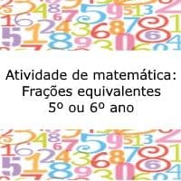 Matemática, Fração matemática, Frações equivalentes