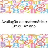 AVALIAÇÃO DE MATEMÁTICA 3º ANO - 4º BIMESTRE - ENSINO FUNDAMENTAL