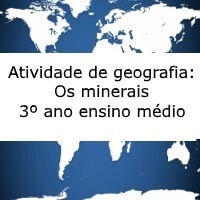 minerais geo 3 ano minerais geo 3 ano